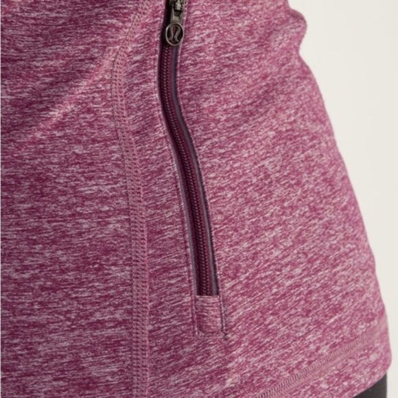 Lululemon ~ Run Your Heart Out Pullover ~ Heathered Plum ~ Womens Size 6 - Picture 14 of 16
